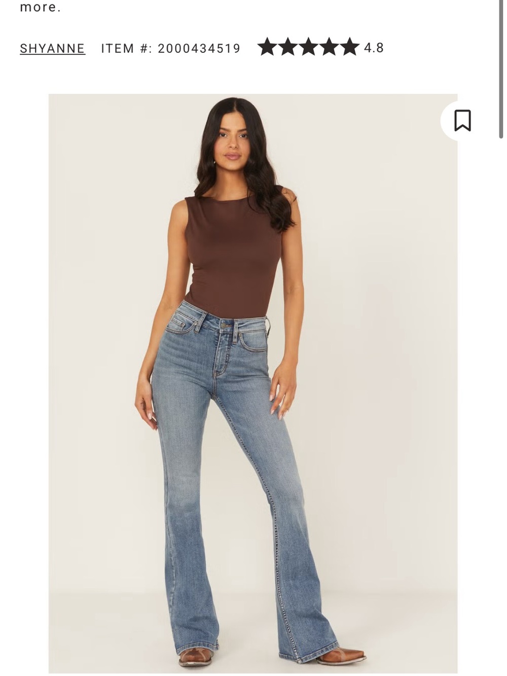 Shyanne Chocolate Brown Sleeveless Crewneck Tank Top